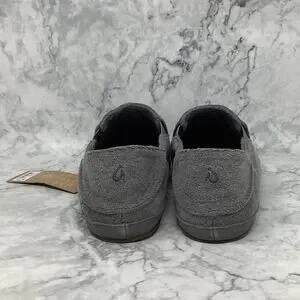 OluKai Moloa Kohana Perforated Gray Leather “Drop-in Heel” Loafers Men’s 8.5 OluKai | Shoes | Olukai Milos Brown Slip On Shoes Loafers 9  main image 3